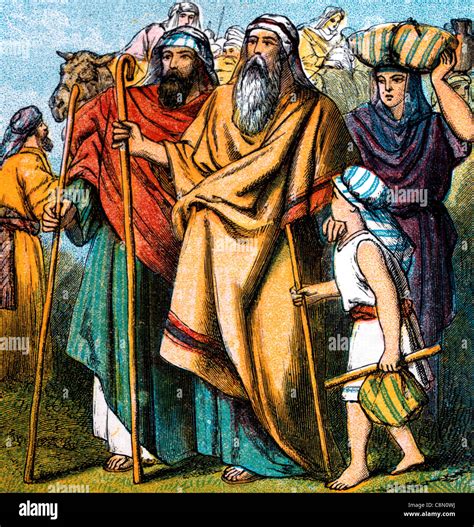 Bible Stories Illustration Of Abraham Leaving His Country And His