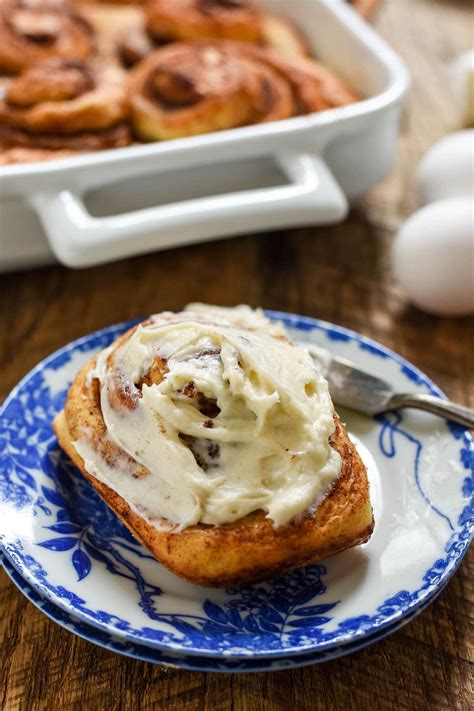 The frosting is super simple: Overnight Cinnamon Rolls with Cream Cheese Frosting | NeighborFood