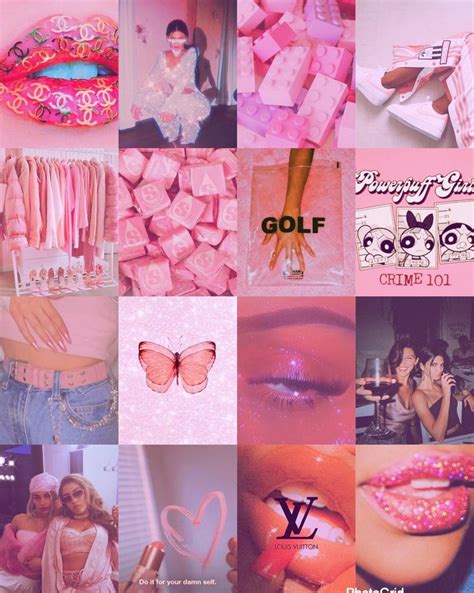 80 Pcs Pink Aesthetic Collage Kit Etsy In 2020 Pink Aesthetic