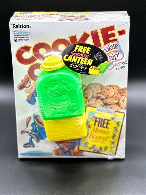 ralston 90s vintage cookie crisp cereal box sealed with canteen ebay