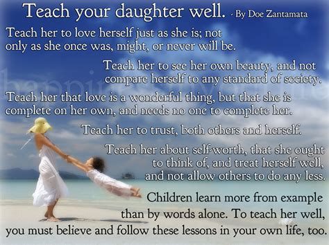 Teach Your Daughter Well