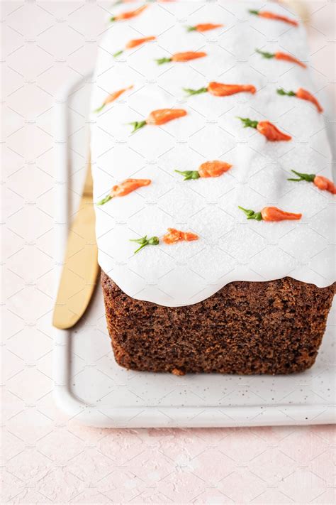 tasty easter carrot sponge cake with containing cake icing and sweet food images ~ creative