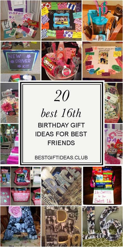 20 Best 16th Birthday T Ideas For Best Friends 16th Birthday Ts