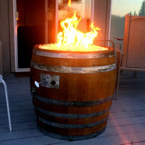 Wine Barrel Fire Pit Custom Fire Pits Smokin Barrel Works Smokin