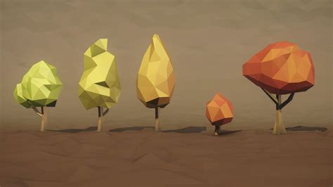 Algorithm Procedurally Generate Low Poly Trees Stack Overflow