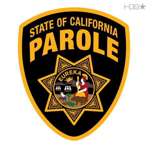 California Parole Agent Shoulder Patch 4 Decal Hdg★ Tactical