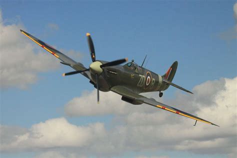 Spitfire Spotted Flying Over Grantham As A Part Of Lincolnshire Show 2022