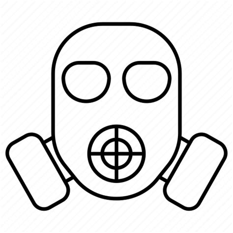 Gas Mask Respirator Security Icon Download On Iconfinder