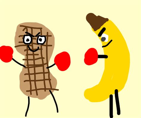 Peanut Fighting Banana Drawception