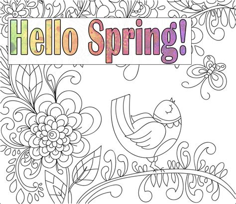 Get crafts, coloring pages, lessons, and more! Hello Spring! - Lilt Kids Coloring Books