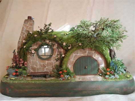 Half Scale Hobbit House Miniature Fairy Gardens Fairy Garden Houses