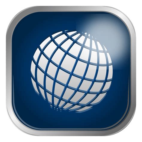 Globe Grid Icon Transparent Png And Svg Vector File