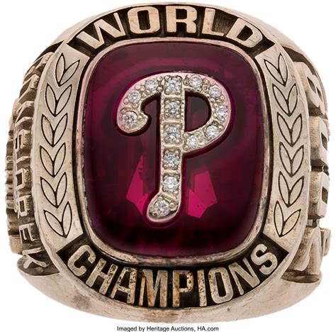 2008 Philadelphia Phillies World Series Championship Ring Lot