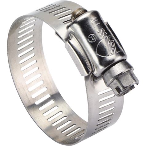 Ideal 12 In 78 In All Stainless Steel Marine Grade Hose Clamp