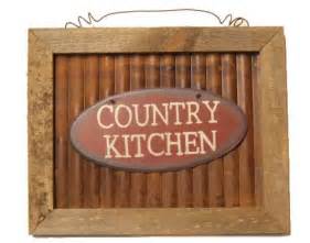 Rustic Country Kitchen Wall Decor Sign
