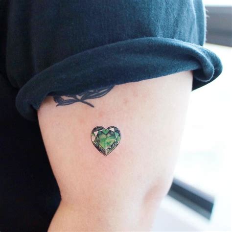 Birthstone 💚 Fingerprint Tattoos Tattoos Tattoos And Piercings