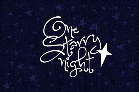 One Starry Night Font