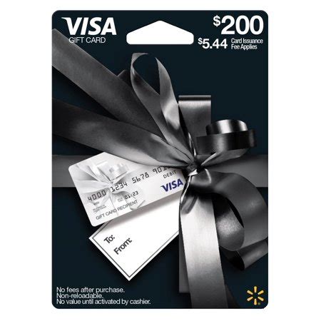 The variable amount walmart visa prepaid gift card is accepted everywhere visa debit cards are accepted in the u.s. Visa Giftcard Walmart Everyday Gift Card $200 - Walmart.com