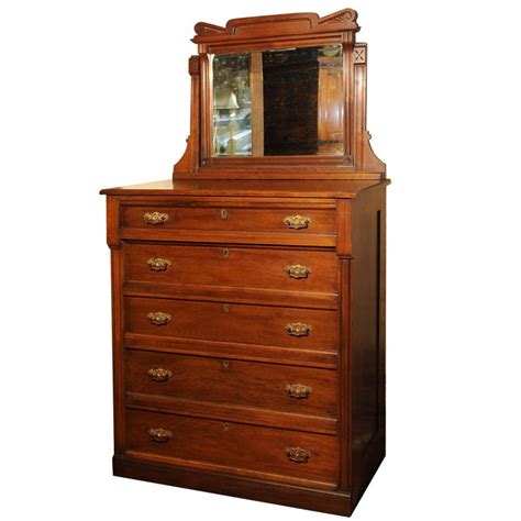 Eastlake Dresser With Mirror Antique Victorian Era Eastlake Style