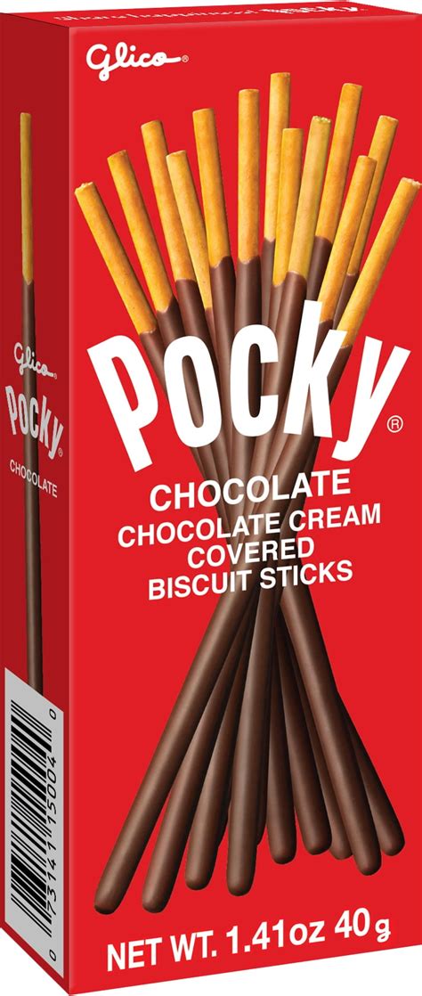 Pocky Chocolate Cream Covered Biscuit Sticks 141 Oz