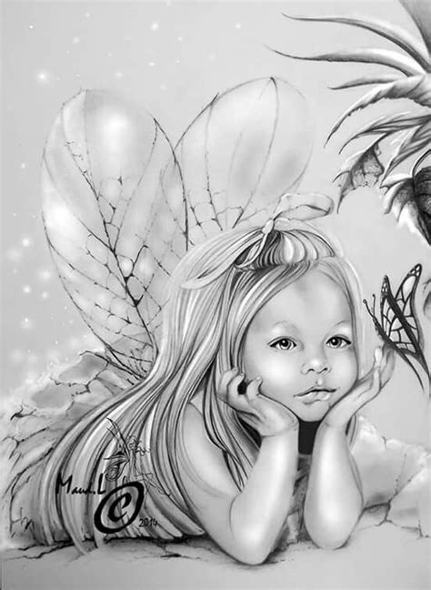 Pin By Mouse Diaz On My Fairy World Realistic Drawings Drawings Art