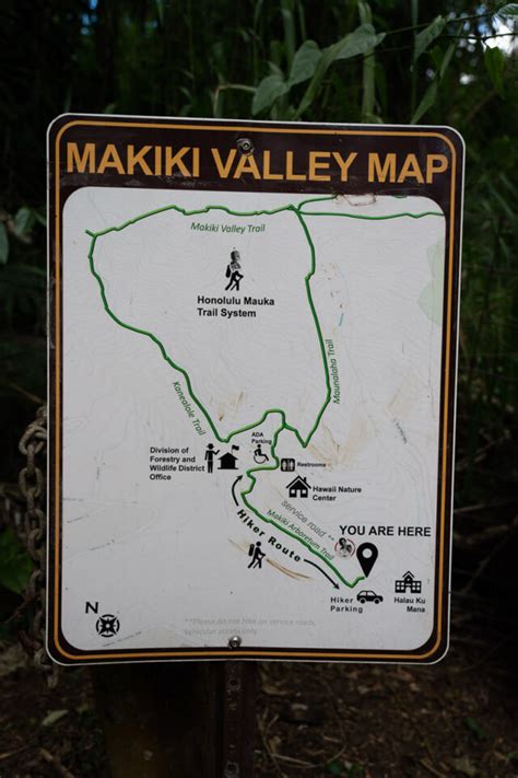 Makiki Valley Loop Trail On Oahu Hawaii