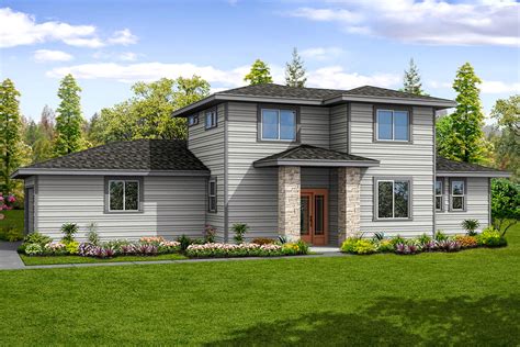 Notice the privacy afforded by well zoned. Open Concept Contemporary House Plan - 72871DA ...