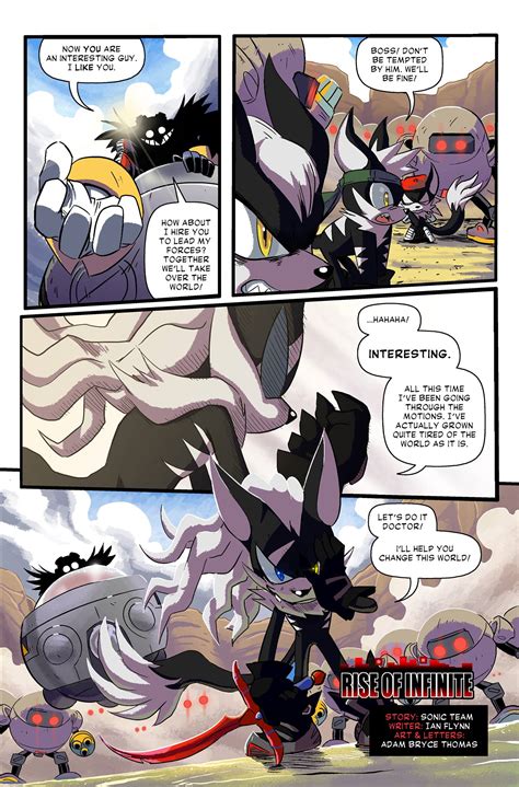 Sonic Forces Digital Comic Showcases The “rise Of Infinite” Segabits