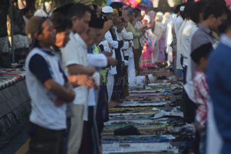 Eid Al Adha Prayers In Semarang Editorial Photo Image Of Prayers