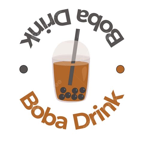 Boba Logo Hd Transparent Boba Logo Illustration Template Boba