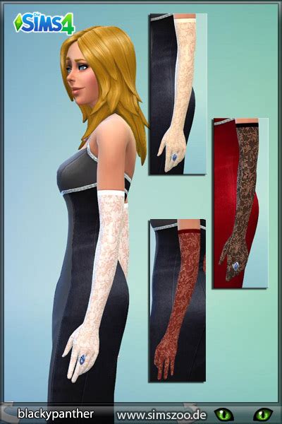 Blackys Sims 4 Zoo Lace Gloves 2 By Blackypanther Sims 4 Downloads