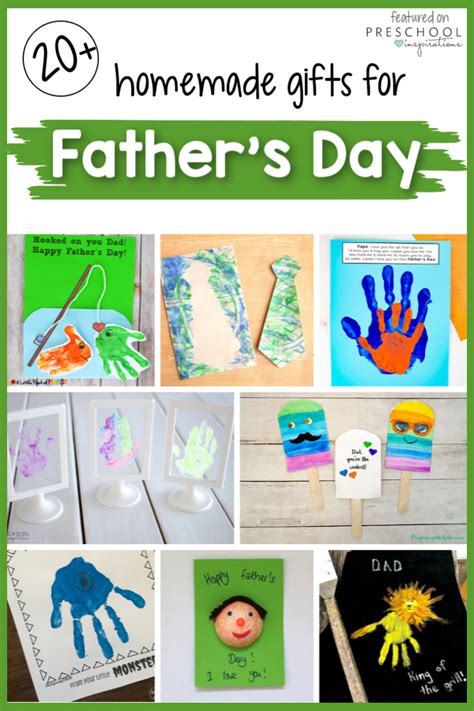 20 Of The Best Fathers Day Homemade Ts Preschool Inspirations