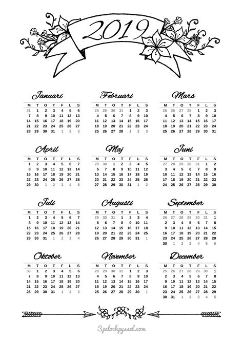 Skriv ut varje månad separat och kombinera dem på väggen till en kvartalsplanerare, tre månader eller till och med en årskalender få et innblikk i pedagogikken. Sempress: Skriva Ut Kalender 2018