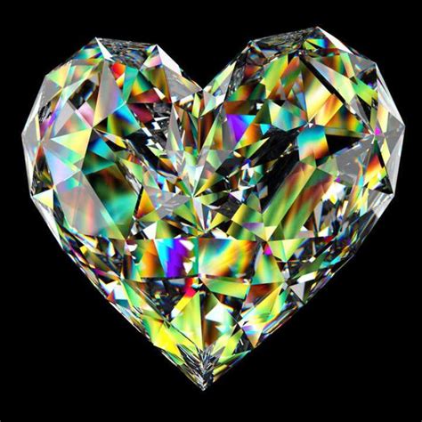 Hearts Crystals Crystal Heart Diamond Heart