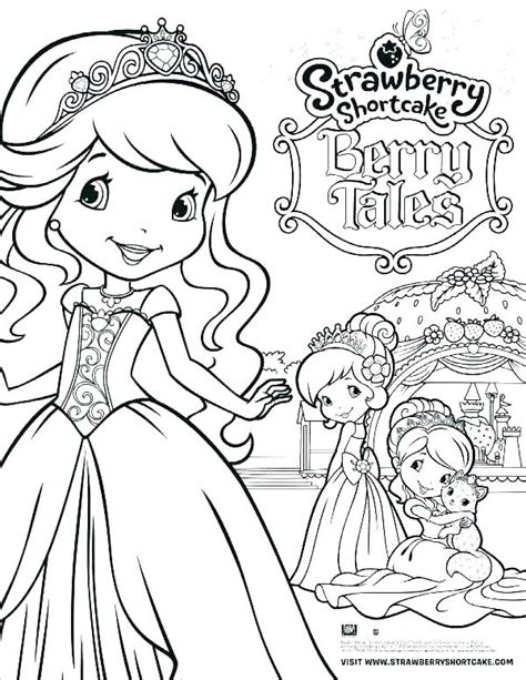 Mewarnai Shortcake New Strawberry Shortcake Coloring Pages 8004 Hot