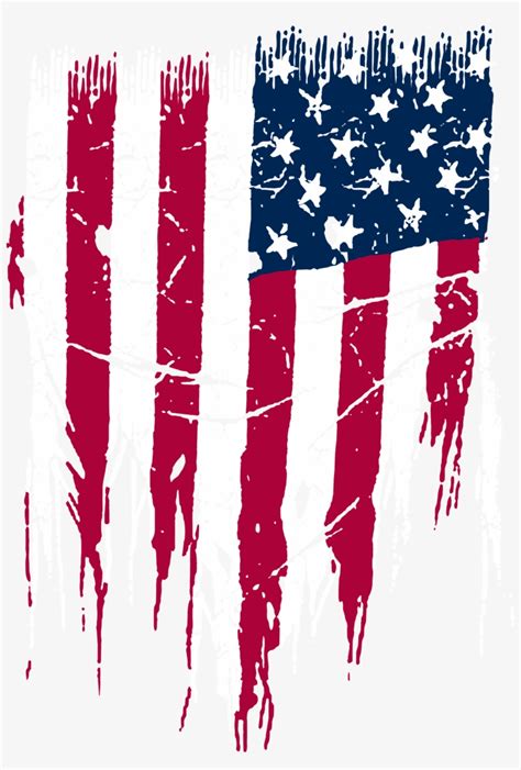Distressed American Flag Png - Transparent Distressed American Flag