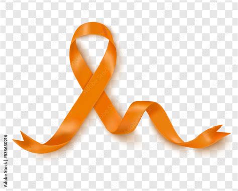 Vector Illustration Of The Leukemia Cancer Awareness Tape Isolated On