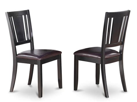 Get the best deals on kitchen chairs. Set of 4 Dudley dinette kitchen dining chairs with leather ...