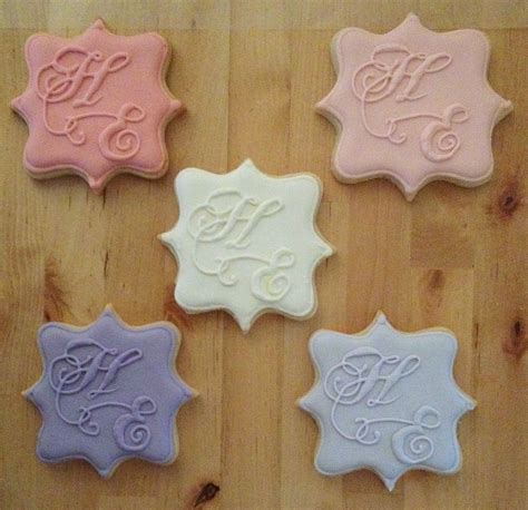 Monogram Cookies Heck Ya Why Didnt We Think Of This Monogram Cookies Food Design Yummy Food