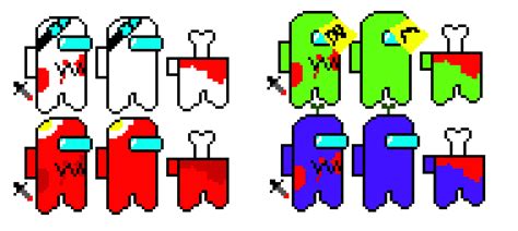Here is a small web application that will allow you to transform the 12/28/20: Among Us Sprites | Pixel Art Maker