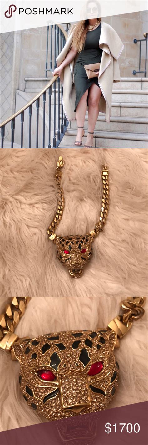 Authentic Roberto Cavalli Necklace One Of Of Kind Roberto Cavalli Authentic Choker Necklace