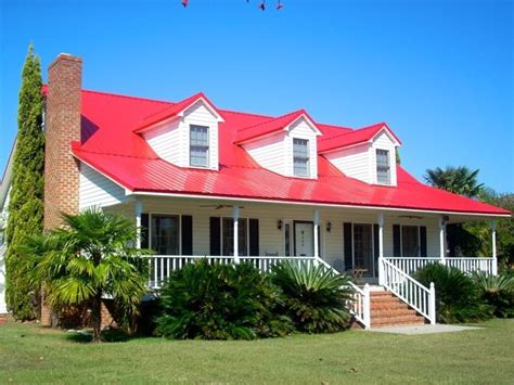 Red Roof With White House House Colors With Red Roof Pinterest