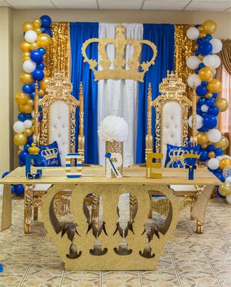 Royal Prince Baby Shower Party Ideas Photo 6 Of 11 Royal Prince