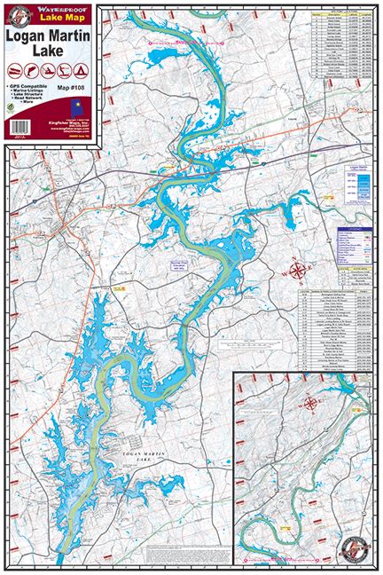 Alabama has a lake of a similar name, the logan martin lake on the coosa river, but lake martin and logan martin lake are not part of the same river system. Logan Martin Lake Map | Boston Massachusetts On A Map