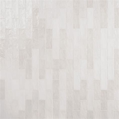 Portmore White 3x8 Glazed Ceramic Tile