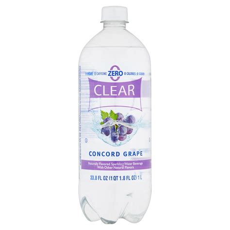 Clear American Concord Grape Sparkling Water 338 Fl Oz