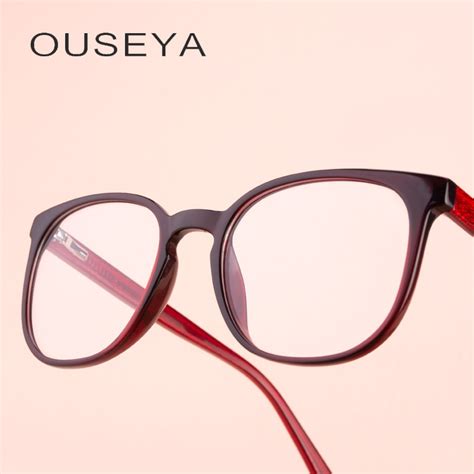 Tr90acetate Women Glasses Frame Brand Fashion Designer Optical Square