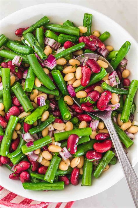 Classic Three Bean Salad Easy Side Dish Little Sunny Kitchen