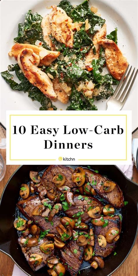 Easy Low Carb Dinner Recipes Kitchn Health Dinner Recipes Healthy