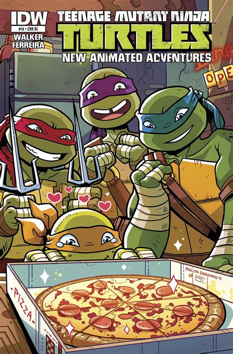 teenage mutant ninja turtles new animated adventures 14 fresh comics